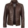 image:imageBrown Leather Jacket Men  Black Real Lambskin Mens Leather JacketJose  Chocolate Brown Jacket