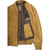 image:imageBlingsoul Leather Jacket Men Black and Brown Leather Jackets For MenLight Brown  Adamsville Suede Jacket