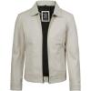 image:imageBrown Leather Jacket Men  Black Real Lambskin Mens Leather JacketOff White  Jose Jacket