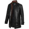 image:imageBlingsoul Leather Car Coats For Men  Real Leather Jacket MenErin  Black  Cognac Jacket