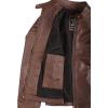 image:imageBlingsoul Real Caf Racer Leather Jacket Women  Moto Style Lambskin Leather Jacket for WomenCarrie  Cognac Jacket