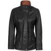 image:imageBlingsoul Leather Car Coats for Womens  Black Brown Real Long Leather Jacket WomenErin  Black  Cognac Leather Coat