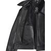 image:imageBlingsoul Real Lambskin Leather Jacket for Women Shirt Collar Leather Jacket WomensMike  Black Leather Jacket