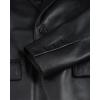 image:imageBlingsoul Real Lambskin Mens Leather Blazer  Casual 2 Buttons Leather Jacket for MenBlack  Cedric Leather Blazer