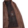 image:imageBlingsoul Real Lambskin Mens Leather Blazer  Casual 2 Buttons Leather Jacket for MenCognac  Edwin Leather Blazer