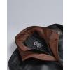image:imageBlingsoul Leather Jacket Men Black and Brown Leather Jackets For MenErin  Black  Cognac Jacket