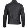 image:imageBlingsoul Leather Jackets For Men  Real Lambskin Motorcycle Style Mens Leather JacketDodge  Matte Black Jacket