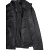 image:imageBlingsoul Leather Jackets For Men  Real Lambskin Motorcycle Style Mens Leather JacketDodge  Matte Black Jacket
