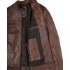image:imageBlingsoul Leather Jackets For Men  Real Lambskin Motorcycle Style Mens Leather JacketJoe  Cognac Jacket