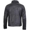 image:imageBlingsoul Premium Vintage Leather Jacket Men  Real Lambskin Trucker Mens Leather JacketsBlack Distressed Washed  Fernando Jacket