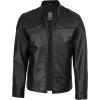 image:imageBlingsoul Real Lambskin Leather Jacket Men  Leather Jackets for MenVermount  Black