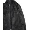 image:imageBlingsoul Vintage Real Lambskin Leather Jacket For Mens  Moto Style Classic Shirt Collar Leather Jacket MenBlack  Tony Jacket
