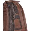 image:imageBlingsoul Vintage Real Lambskin Leather Jacket For Mens  Moto Style Classic Shirt Collar Leather Jacket MenCognac  Kyle Leather Jacket