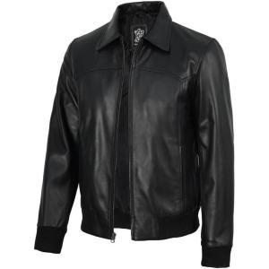 image:imageBlingsoul Leather Jacket Men Black and Brown Leather Jackets For MenSteven  Black Jacket