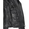 image:imageBlingsoul Stylish Black amp Brown Cafe Racer Leather Jacket For Men  Real Lambskin Leather Motorcycle Jacket mensLucio  Black Jacket