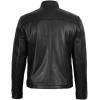 image:imageBlingsoul Stylish Black amp Brown Cafe Racer Leather Jacket For Men  Real Lambskin Leather Motorcycle Jacket mensLucio  Black Jacket