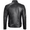 image:imageBlingsoul Stylish Black amp Brown Cafe Racer Leather Jacket For Men  Real Lambskin Leather Motorcycle Jacket mensVermount  Black