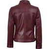 image:imageBlingsoul Real Lambskin Leather Jacket for Women Shirt Collar Leather Jacket Womens