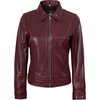 image:imageBlingsoul Real Lambskin Leather Jacket for Women Shirt Collar Leather Jacket Womens