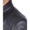 image:imageBlingsoul Womens Lambskin Leather Jacket  Cafe Racer Style Genuine Leather Jacket for Women SnapTab CollarBlack
