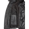 image:imageBlingsoul Womens Lambskin Leather Jacket  Cafe Racer Style Genuine Leather Jacket for Women SnapTab CollarDark Brown Ruboff