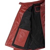 image:imageBlingsoul Womens Lambskin Leather Jacket  Cafe Racer Style Genuine Leather Jacket for Women SnapTab CollarRed