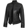 image:imageBlingsoul Real Caf Racer Leather Jacket Women  Moto Style Lambskin Leather Jacket for WomenBickford  Black