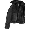 image:imageBlingsoul Leather Jacket Women  Real Lambskin Asymmetrical Motorcycle Style Jacket for WomensBari  Black