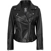 image:imageBlingsoul Leather Jacket Women  Real Lambskin Asymmetrical Motorcycle Style Jacket for WomensMargaret  Black