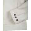 image:imageBlingsoul Vintage Distressed Leather Jacket for Men  Shirt Collar Genuine Lambskin Mens Leather JacketOffwhite