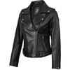 image:imageBlingsoul Leather Jacket Women  Real Lambskin Asymmetrical Motorcycle Style Jacket for WomensMargaret  Black