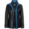 image:imageBlingsoul Leather Coats for Womens  Real Long Leather Jacket WomenErin  Black  Blue Leather Coat