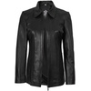 image:imageBlingsoul Leather Coats for Womens  Real Long Leather Jacket WomenMarsha  Black Jacket