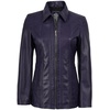 image:imageBlingsoul Leather Coats for Womens  Real Long Leather Jacket WomenMarsha  Purple Wax Leather Jacket