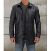 image:imageBlingsoul Leather Car Coats For Men  Real lambskin Jacket MensBristol  Black Jacket