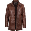 image:imageBlingsoul Leather Car Coats For Men  Real lambskin Jacket MensBristol  Tan Jacket