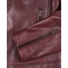 image:imageBlingsoul Mens Leather Jacket  Real Lambskin Motorcycle Cafe Racer Biker Style JacketBurgundy Maroon Wax