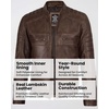 image:imageBlingsoul Mens Leather Jacket  Real Lambskin Motorcycle Cafe Racer Biker Style JacketCoffee Brown