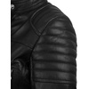 image:imageBlingsoul Cropped Leather Jacket Women  Trendy Short Real Lambskin Womens Leather JacketsBlack  Edna Cropped Jacket