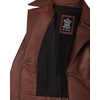 image:imageBlingsoul Cropped Leather Jacket Women  Trendy Short Real Lambskin Womens Leather JacketsCognac  Oceana Cropped Jacket
