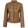 image:imageBlingsoul Leather Jacket Women  Cafe Racer Real Lambskin Womens Leather JacketAmy  Wax Jacket