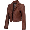 Cognac - Oceana Cropped Jacket