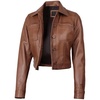 Cognac Wax - Mable Cropped Jacket
