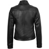 image:imageBlingsoul Classic Leather Jacket Womens  Real Lambskin Leather Jacket for Women Shirt CollarMike  Black Leather Jacket