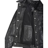 image:imageBlingsoul Classic Leather Jacket Womens  Real Lambskin Leather Jacket for Women Shirt CollarSilvia  Black Leather Jacket