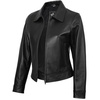 image:imageBlingsoul Classic Leather Jacket Womens  Real Lambskin Leather Jacket for Women Shirt CollarMike  Black Leather Jacket