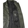 image:imageBlingsoul Mens Leather Blazer Jacket  Real Lambskin Sport Coat with Notch Lapel Collar2button  Green
