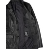 image:imageBlingsoul Mens Leather Blazer Jacket  Real Lambskin Sport Coat with Notch Lapel Collar3button  Black