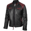 Black and Maroon