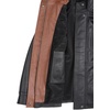 image:imageLeather Coats for Womens  Genuine Long Leather Jacket WomenErin  Black  Cognac Leather Coat